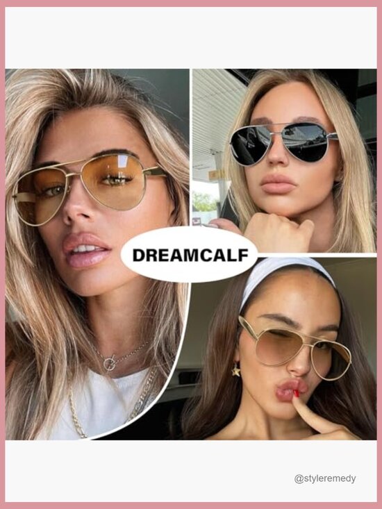 Gold Aviator Sunglasses Polarized Metal Temples 2 Pack main image 5